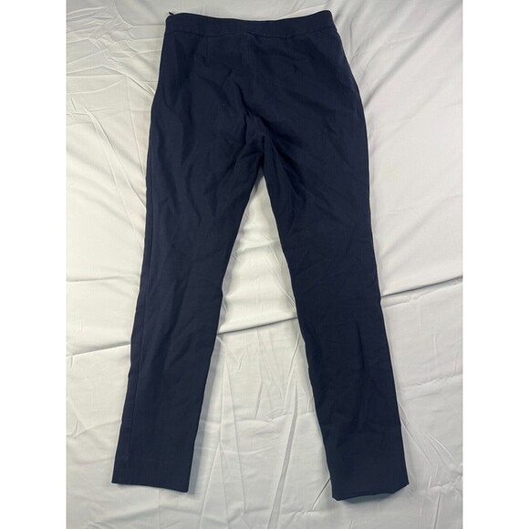 Tory Burch Pants Womens Size 5 Ankle Pull On Mid Rise Black Solid Straight Leg - Picture 5 of 9